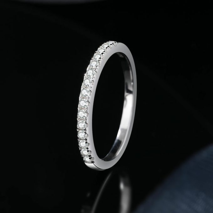 Moissanite Full Diamond Ring - Imagen 2